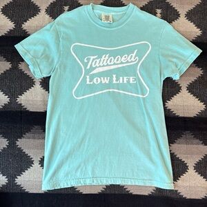 Comfort Colors Aqua Blue Tee